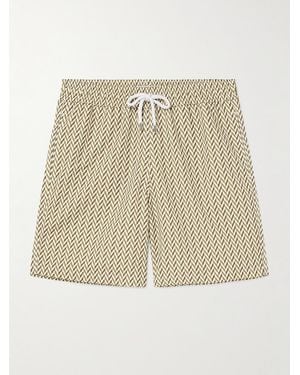 Frescobol Carioca Shorts Da Mare Lunghi A Gamba Dritta - Neutro