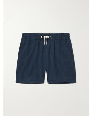 Portuguese Flannel Dogtown Tencel Lyocell Drawstring Shorts - Blue