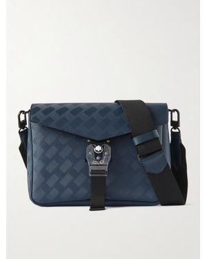 Montblanc Extreme 3.0 Textured-Leather Messenger Bag - Blue