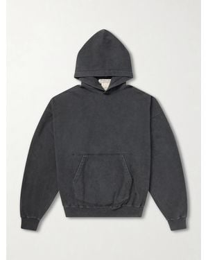 Remi Relief Cotton-jersey Hoodie - Grey