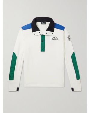Moncler Shell-trimmed Fleece Jacket - White