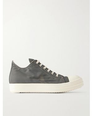 Rick Owens Ramones Denim Sneakers - Gray