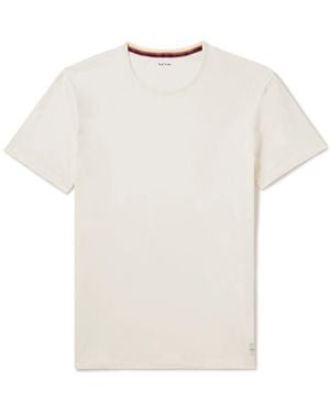 Paul Smith Logo-Appliquéd Cotton-Jersey Pajama T-Shirt - White