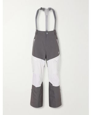 Brunello Cucinelli Straight-Leg Paneled Shell Ski Pants - White