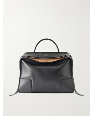 Loewe Amazona Leather Tote Bag - Black