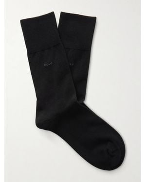 CDLP Set Of Five Stretch-knit Socks - Black
