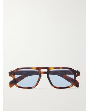 Cutler and Gross Gr15 Aviator-Style Acetate Sunglasses - Blue