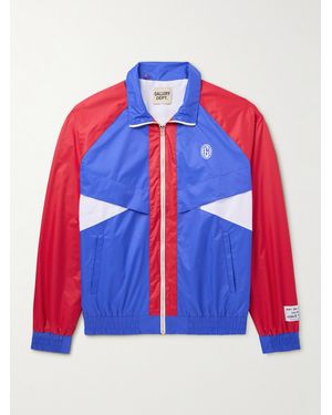 GALLERY DEPT. Jude Logo-Print Colour-Block Nylon-Ripstop Jacket - Blue
