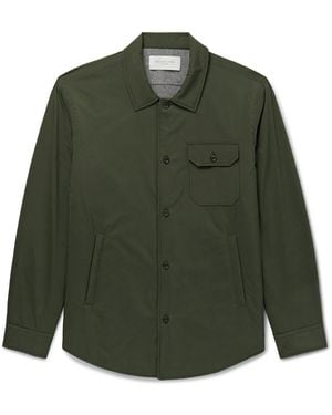Richard James Padded Tech-Shell Overshirt - Green