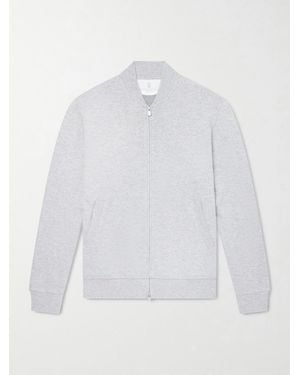 Brunello Cucinelli Cashmere-Blend Zip-Up Jumper - White