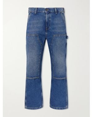 Corridor NYC Straight-Leg Double-Knee Jeans - Blue