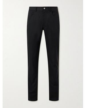 Peter Millar Eb66 Slim-Fit Straight-Leg Tech-Twill Golf Trousers - Black