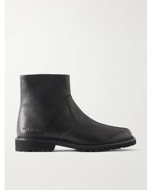 Common Projects Leather Boots - Black