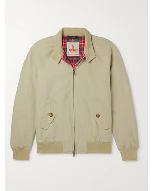 Baracuta G9 Cotton-Blend Harrington Jacket - Multicolour
