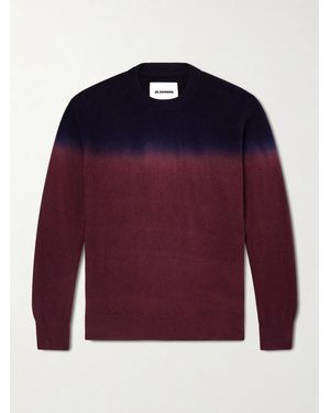 Jil Sander Dégradé Wool Jumper - Red