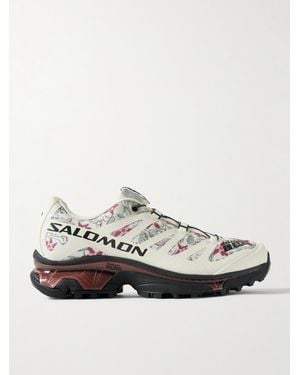 Salomon Xt-4 Og Rubber-Trimmed Mesh Running Trainers - White