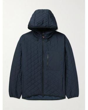 Loro Piana Denali Quilted Storm System® Hooded Ski Jacket - Blue