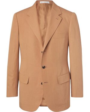 Umit Benan Andy Woven Blazer - Brown