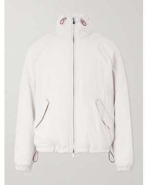 Brunello Cucinelli Padded Shell Hooded Jacket - Natural