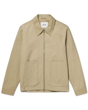 NN07 Gael 8445 Organic Cotton-Blend Jacket - Natural