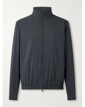 N.Peal Cashmere Shell Blouson Jacket - Blue