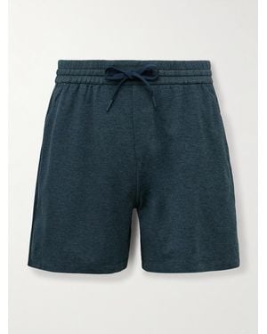 lululemon Straight-Leg Stretch Recycled-Jersey Shorts - Blue
