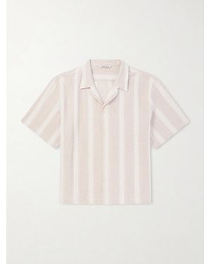A Kind Of Guise Samata Striped Cotton And Linen-Blend Shirt - Natural