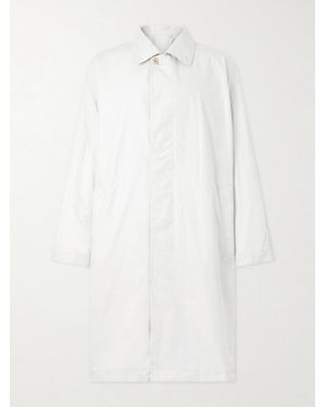 Lemaire Cotton-Canvas Car Coat - White