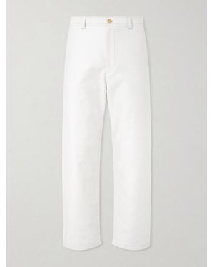 A.P.C. Dan Straight-Leg Cotton Chinos - White