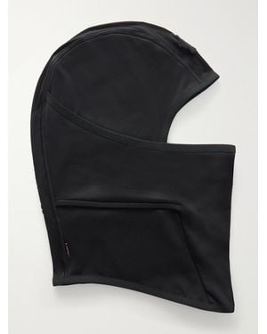 Moncler Logo-Appliquéd Stretch Polartec Balaclava - Black