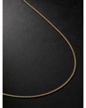 John Hardy 14-karat Gold Curb Chain Necklace - Black