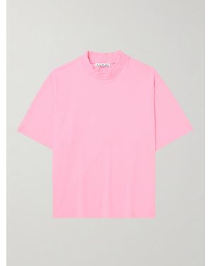 Acne Studios Elco Chain Cotton-Jersey T-Shirt - Pink