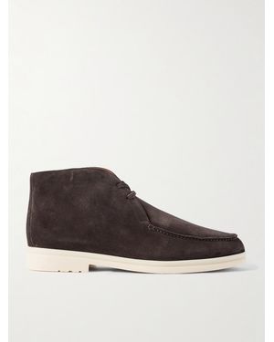Loro Piana Stivaletti Chukka - Marrone