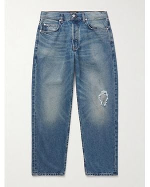 Enfants Riches Deprimes Tapered Distressed Jeans - Blue