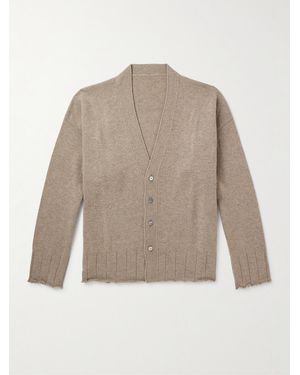 STÒFFA Slim-Fit Cashmere Cardigan - Natural
