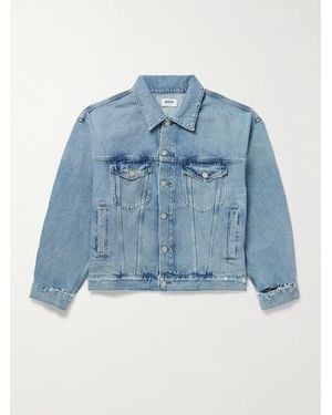 Agolde Stefano Denim Trucker Jacket - Blue