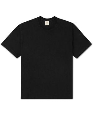 SSAM Charlie Organic Cotton-Jersey T-Shirt - Black