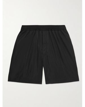 The Row Wide-Leg Gerhardt Shell Shorts - Black
