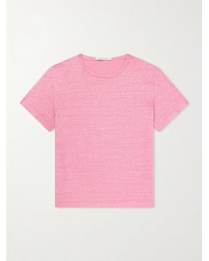 God's True Cashmere Signature Linen T-Shirt - Pink