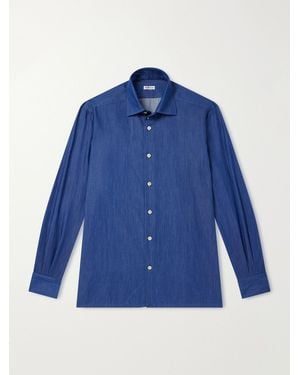 Kiton Denim Shirt - Blue