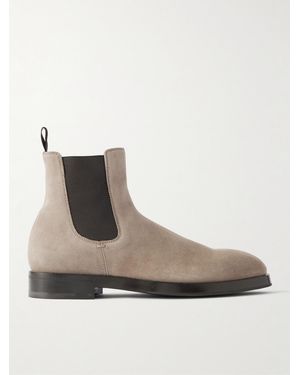 Officine Creative Ortega 003 Suede Chelsea Boots - Brown