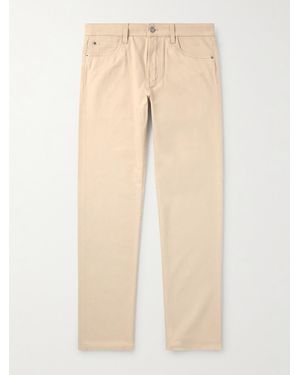 Loro Piana Quarona Slim-Fit Straight-Leg Jeans - Natural