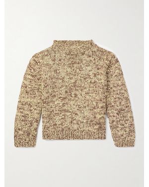 Federico Curradi Ribbed Mulberry Silk Jumper - Natural