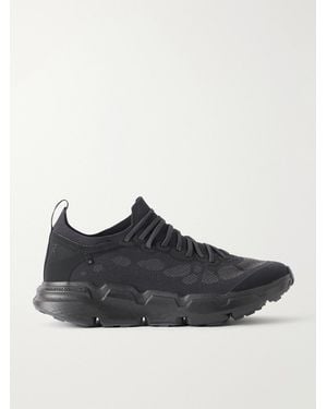 On Shoes Paf Cloudsoma Rubber-Trimmed Stretch-Knit Sneakers - Black