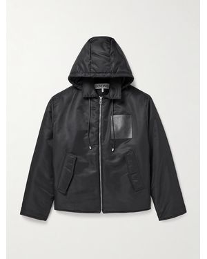 Loewe Giacca Con Cappuccio - Nero