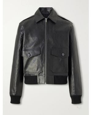 A.P.C. Gael Leather Jacket - Black