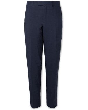 MR P. Phillip Slim-Fit Linen Suit Pants - Blue