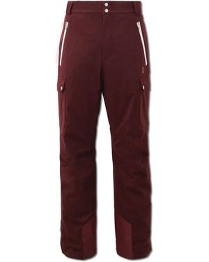 Brunello Cucinelli Straight-leg Shell-trimmed Wool Ski Pants - Red
