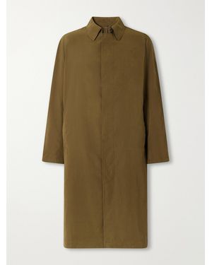 Anderson & Sheppard Shell Trench Coat - Green