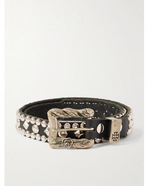 Enfants Riches Deprimes 4cm Studded Leather Belt - Black